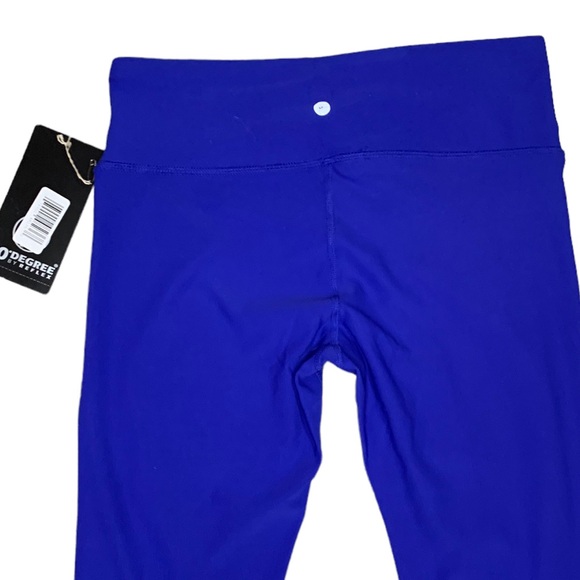 90 Degree NWT Women’s Blue Cut Out Caged Front yoga Leggings - Picture 3 of 4